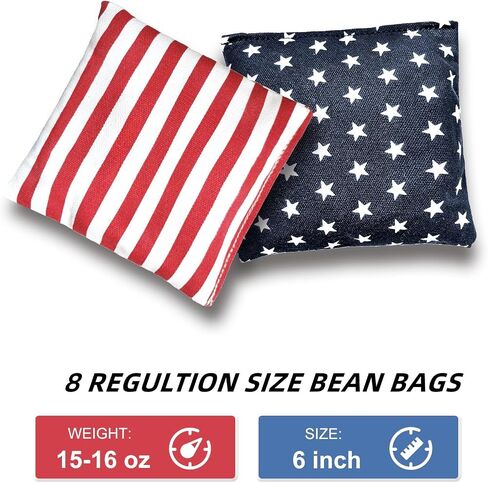 Cornhole Set,Corn Hole Boards Set,Regulation Size Cornhole Game Set, Corn Hole Set with 8 Bean Bags & Carry Bag, Corn Holes Outdoor Game Perfect for Backyard Beach Lawn in Saudi Arabia