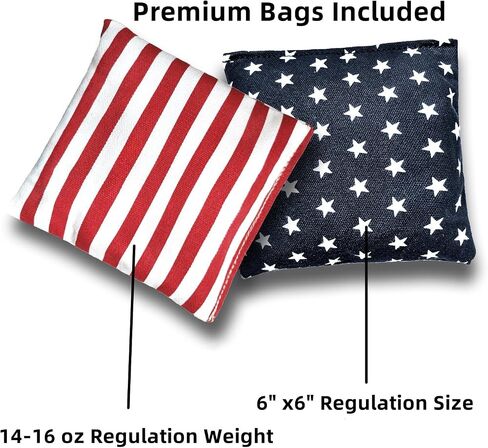 Cornhole Set,Corn Hole Boards Set,Regulation Size Cornhole Game Set, Corn Hole Set with 8 Bean Bags & Carry Bag, Corn Holes Outdoor Game Perfect for Backyard Beach Lawn in Saudi Arabia