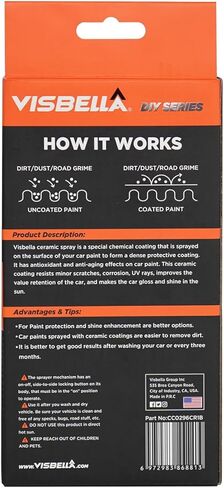 طلاء سيراميك للسيارات، حماية طويلة الأمد ولمعان مذهل لطلاء السيارة، زيادة اللمعان للسيارات وسيارات الدفع الرباعي والشاحنات والدراجات النارية in Kuwait