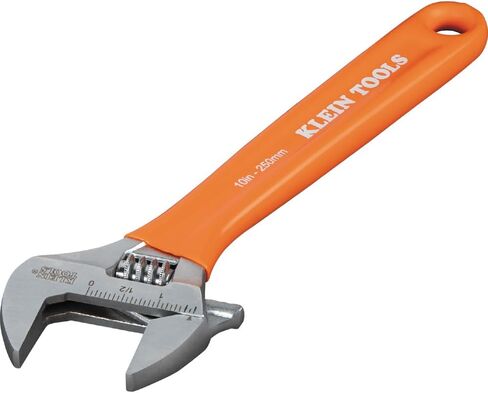 Klein Tools D5072 Adjustable Wrench Set, 6-Inch and 10-Inch Extra Capacity Forged Steel Wrenches, SAE and Metric Scales, 2-Piece in Saudi Arabia