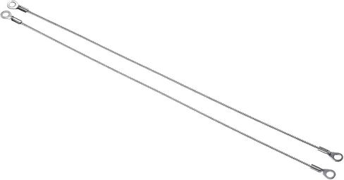 PATIKIL Stainless Steel Lanyard Cable 1.5mmx10cm, 4 Pack Eyelets Ended Security Wire Rope in Saudi Arabia