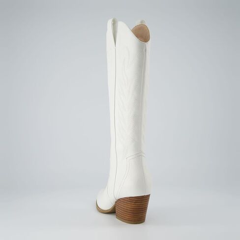 CUSHIONAIRE Women's Caress tall western boot +Memory Foam, Wide Widths Available in Saudi Arabia