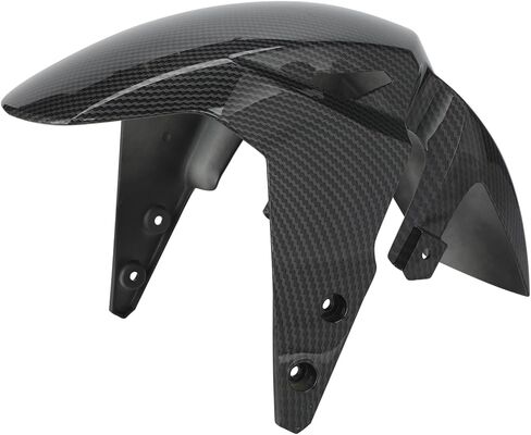 Motorcycle Front Fender Mudguard Panel Fairing Kit for Boom Vader 125 BD 125 Grom Clone Carbon Fibre in Saudi Arabia