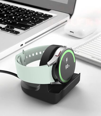 MoKo 2Pack Charger Stand Compatible with Samsung Galaxy Watch 6/Watch 6 Classic/Watch 5/ Watch 5 Pro Charger, Silicone Charging Stand Non-Slip Base Charger Dock Station [Charging Cable Not Included] in Saudi Arabia