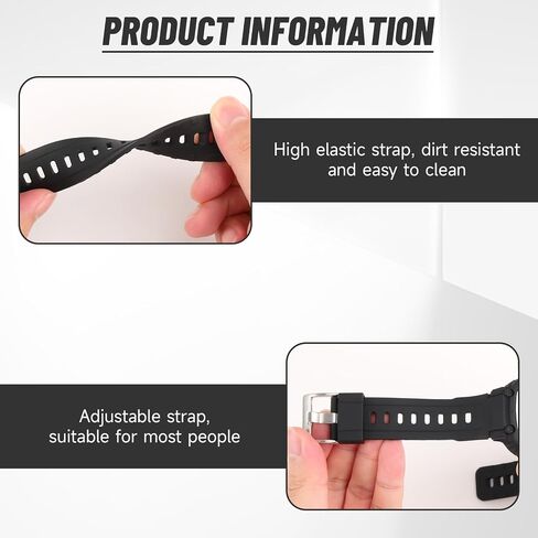 Watch Strong Protective Case with Band, Anti-drop Shock-proof Scratch-resistant Soft Silicon Adjustable Bumper, Protector and Strap Accessories Compatible with Fitbit Versa 3/4 [Black] in Saudi Arabia