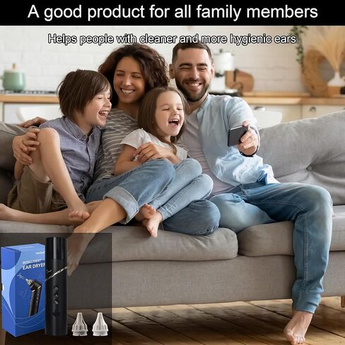 TopQuaFocus Ear Wax Removal Tool Effective Ear Dryer for Swimming, Water Sports, Surfing and Hearing Aid Use Improve Hearing Aid Function Gentle and Safe Ear Cleaning in Kuwait