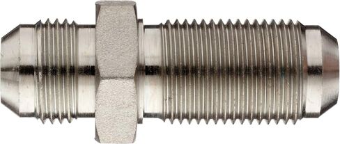 Brennan 2700-06-06, Steel JIC Tube Fitting, 06MJ-06MJ Bulkhead, 3/8" Tube OD, Male in Saudi Arabia