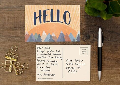 Teacher Created Resources Moving Mountains Hello Postcards in Saudi Arabia