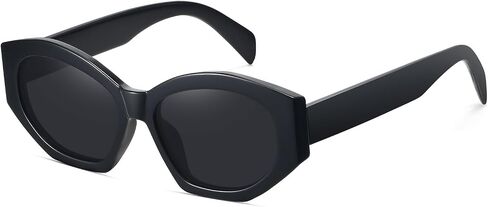 Hexagonal Polarized Sunglasses for Women Men Retro Trendy Designer Shades Sunglasses FZN815 in Saudi Arabia