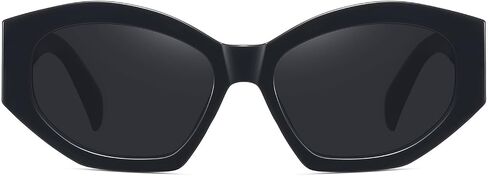 Hexagonal Polarized Sunglasses for Women Men Retro Trendy Designer Shades Sunglasses FZN815 in Saudi Arabia