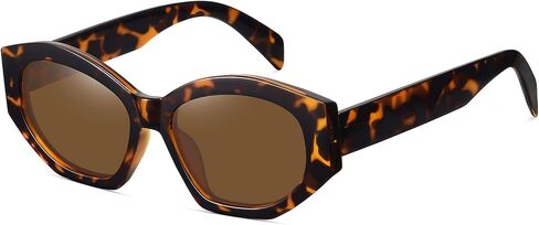 Hexagonal Polarized Sunglasses for Women Men Retro Trendy Designer Shades Sunglasses FZN815 in Saudi Arabia