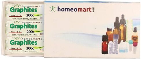 Graphites Homeopathy Pellets (Pills) in 200C Potency, Pack of 3 in Saudi Arabia