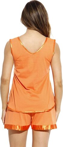 Dreamcrest Pajama Double V Short Sets with Satin Trim and Floral Embroidery in Saudi Arabia