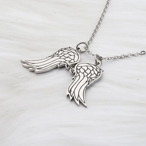 هدية مستوحاة من TVD قلادة أجنحة داريل ديكسون مجوهرات زومبي برنامج تلفزيوني داريل ديكسون ميرش TVD Merch in Kuwait