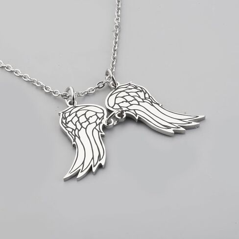 هدية مستوحاة من TVD قلادة أجنحة داريل ديكسون مجوهرات زومبي برنامج تلفزيوني داريل ديكسون ميرش TVD Merch in Kuwait