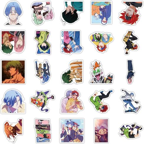 50PCS SK8 The Infinity Anime Mixed Stickers,Popular Classic Anime Stickers for Laptop Water Bottles Phone Case Notebook Decal in Kuwait