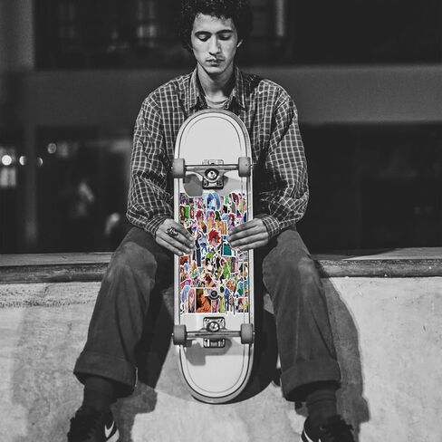 50PCS SK8 The Infinity Anime Mixed Stickers,Popular Classic Anime Stickers for Laptop Water Bottles Phone Case Notebook Decal in Kuwait