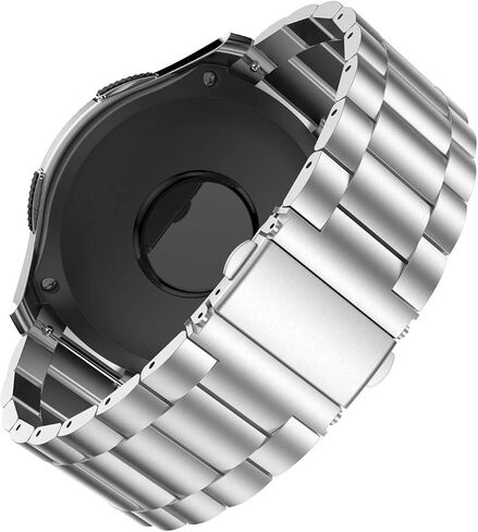 حزام معدني BaiHui متوافق مع ساعات Galaxy Watch 46 مم/Gear S3 Classic/Frontier Bands بدون فجوات سريعة الإصدار من الفولاذ المقاوم للصدأ لساعة Samsung Galaxy Watch 46 مم in Kuwait