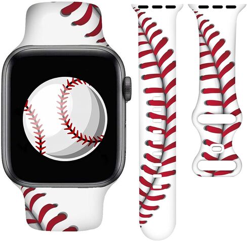 Holiday Watch Band Compatible For Watch 38mm 40mm 41mm for Women Men, Cute Sport Strap Smartwatch Replacement for Series 7 6 5 4 3 2 1 Unisex Gifts in Saudi Arabia