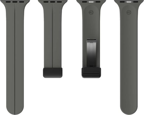 Magnetic Band Compatible with Apple Watch Band 38mm 40mm 41mm 42mm 44mm 45mm 49mm Women Men, Soft Silicone Sport Strap Compatible for iWatch Apple Watch Series 9 8 7 6 5 4 3 2 1 SE Ultra 1 2 in Saudi Arabia