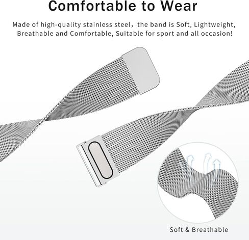 Meliya Metal Band Compatible with Samsung Galaxy Watch 7/6/5/4 Band 40mm 44mm, Galaxy Watch 4 Classic Bands 42mm 46mm, 20mm Stainless Steel Replacement Strap for Galaxy Watch 7/6/5/4 Band Women Men in Saudi Arabia