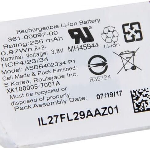 JINWEI 361-00097-00 361-00096-00 Battery Replacement for Garmin Fenix 5 5X Fenix 5S (361-00096-00) in Saudi Arabia