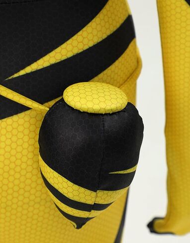 Women Miraculous Vesperia Cosplay Costume Zoé Lee Superhero Bodysuit Black And Yellow in Saudi Arabia