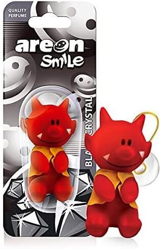 AREON ASB08 Smile Toy معطر هواء للسيارة المضحكة، سيارة جديدة (نمر أصفر) in Saudi Arabia