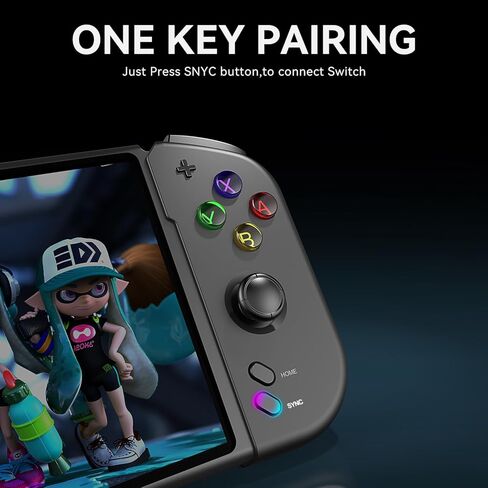 جهاز تحكم Boconna Switch، متوافق مع Switch/OLED، بديل وحدة تحكم Switch Pro من قطعة واحدة لـ Joycon، وحدة تحكم Swtich للاعبين الكبار المحمولة in Kuwait