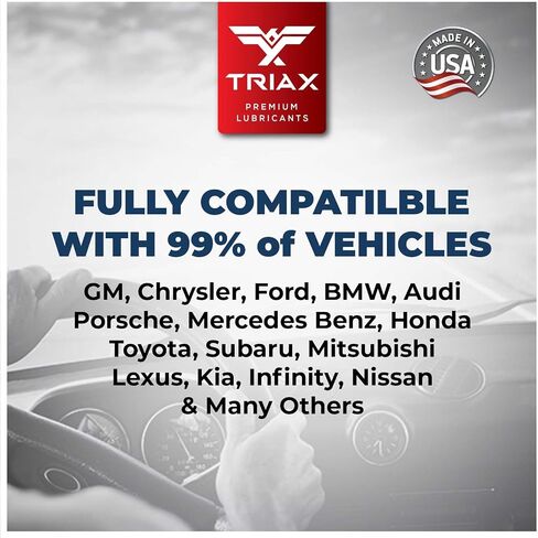 سائل توجيه الطاقة PSF من TRIAX OEM، اصطناعي، عالمي، تدفق بارد من الدرجة القطبية الشمالية -50، يناسب معظم السيارات الآسيوية والولايات المتحدة والأوروبية، اصطناعي بالكامل مع استرات، أوسع تطبيق للمواصفات (1 كوارت) in Saudi Arabia