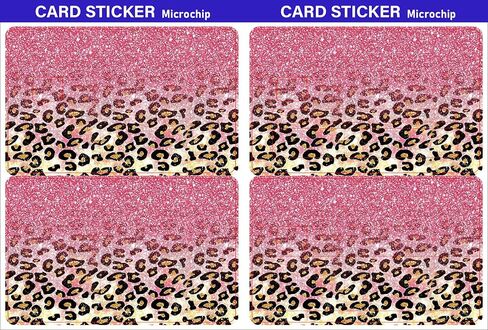 Small Chip Credit Card Stickers Slim Waterproof Anti-Wrinkling Removable Vinyl Decals Debit Card Skin Cover in Saudi Arabia