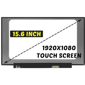 NV156FHM-T07 V8.0 Replacement for Lenovo Ideapad 5-15ARE05 3-15ITL6 Type 82H8 81YQ R156NWF7 R2 LCD Screen 1920X1080 15.6 inch 40 Pins 60Hz LED Display Digitizer Panel (for Touch Screen Only)