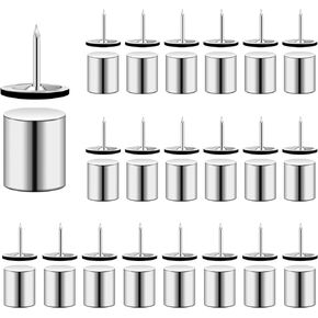 20 Sets Magnetic Pushpins, Magnet Thumbtack, Poster and Photo Hangers for Walls Bulletin Boards