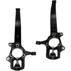 TRQ Front Steering Knuckle Spindle LH RH 2pc Pair Set Compatible with Grand Cherokee Durango