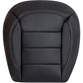 Black Leather Passenger Side Bottom Replacement Seat Cover Compatible with Mercedes Benz ML350 ML400 2012 2013 2014 2015