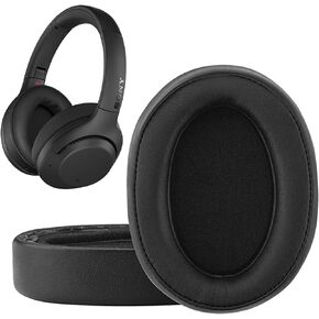 WH-H900N Ear Pads Replacement mdr-100abn Earpads WHH900N Ear Cushion Muffs Covers Cups Parts Compatible with Sony MDR-100ABN/WH-H900N Headphones. (Black)