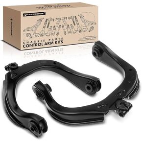 A-Premium 2 x Front Upper Control Arm, with Bushing, Compatible with Chevy & Buick & GMC & Saab & Isuzu & Oldsmobile - 2002-2009 - Trailblazer, SSR, Rainier, Envoy, 9-7x, Ascender, Bravada