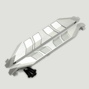 Aluminum Chassis Side Trail Bars Silver for Traxxas 1/10 MAXX 8923