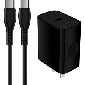 USB C Charger Block Fast Charge for Samsung Galaxy A05 A05S A54 S23 FE S22 Ultra S22+ S21 FE,Google Pixel 8 Pro 7a 7 Pro 6 Pro 6a,20W Type C Wall Plug PD 3.0 Power Adapter & Type C to C Charging Cable