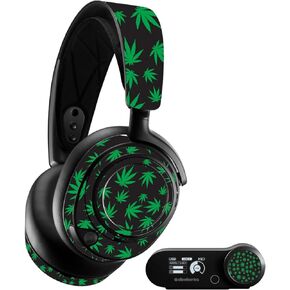 MightySkins Skin Compatible with SteelSeries Arctis Nova Pro - Marijuana | Protective, Durable, and Unique Vinyl Decal wrap Cover | Easy to Apply, Remove, and Change Styles | Made in The USA