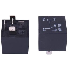 2PK 5 Terminal 12V 40A Relay 086-1201-00 086-1201-00 Compatible with Bad Boy BadBoy Mowers ZT CZT MZ Magnum ZT48 ZT54 ZT60 Enforcer 44 48 54
