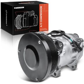 A-Premium A/C Compressor with Clutch Compatible with Caterpillar SD7H15 Style