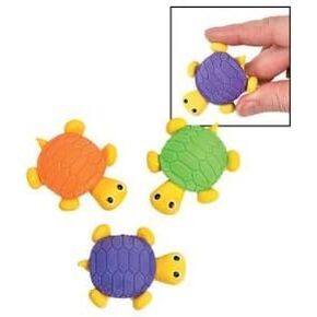 12 Turtle Erasers