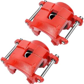 Cciyu 18-4071 & 18-4072 فرجار الفرامل الأمامية مناسب لـ Buick Century Regal، لـ Chevy Camaro El Camino Malibu Malibu Monte Carlo S10 Blazer، لـ GMC، لـ Isuzu Hombre، لـ Oldsmobile، لـ Pontiac 2WD (RWD) أو 4WD