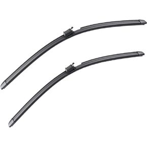 EMITHSUN® 24"+20" Sprayer Wiper Blades Automotive Front Windshield Wipers Replacement for Volvo V60 2019-2022,Not Heated Easy DIY Install (Set of 2)