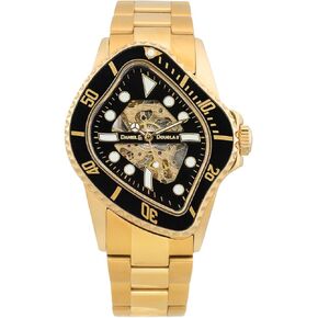 DANIEL&DOUGLAS BROKEN MARINE WATCH DD8811 Automatic Hand Winding Mechanical Skeleton Men's Watch