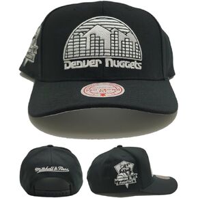 Mitchell & Ness Denver Nuggets NBA Panda Pro HWC Snapback Hat Cap - Black