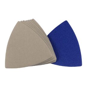 uxcell Triangular Sandpaper Hook and Loop Triangle Sanding Pad Fit 3-1/2" Oscillating Multi-Tool Silicon Carbide for Wet/Dry Use 7000 Grit 8pcs