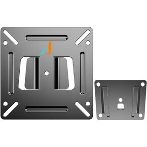 شاشة تثبيت على الحائط لمعظم شاشات التلفاز مقاس 14-24 بوصة، تصميم نحيف منخفض يناسب شاشات 13 15 17 19 20 21.5 24 بوصة مقاس يصل إلى 100 × 100 مم ويتحمل ما يصل إلى 33 رطلًا، دعامة تثبيت صغيرة للشاشة in Kuwait