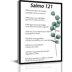 Los 10 Mandamientos En Español Para Pared Bible Verse Wall Art Scripture Biblical 10 commandments Canvas Religious Painting Christian Prayer Room Office Living Home Decor Gifts Framed 8 * 12 inch